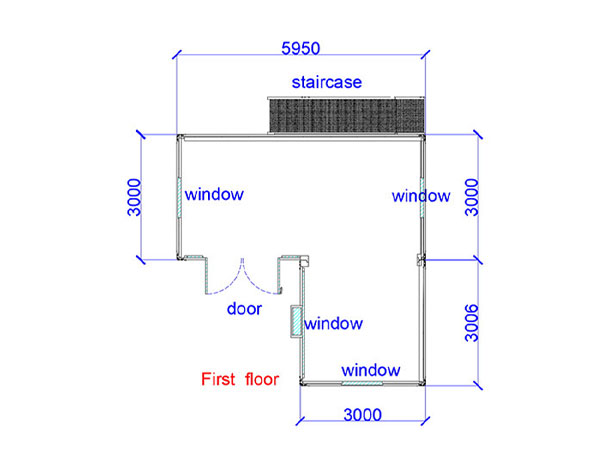 Rumah Kontena Panel Sandwic Rock Wool Kalis Api