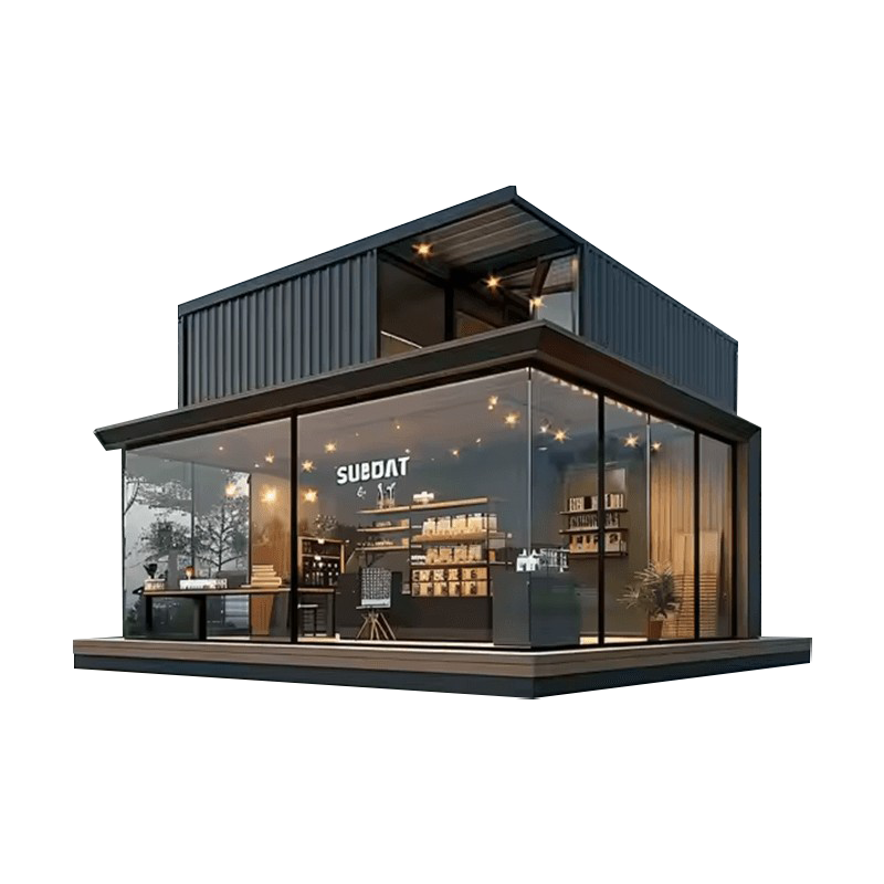 Rumah Kontena pasang siap Untuk Kedai